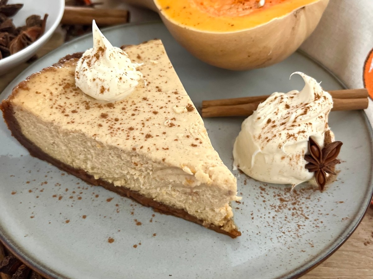Tarta de queso y calabaza con&nbsp;especias
