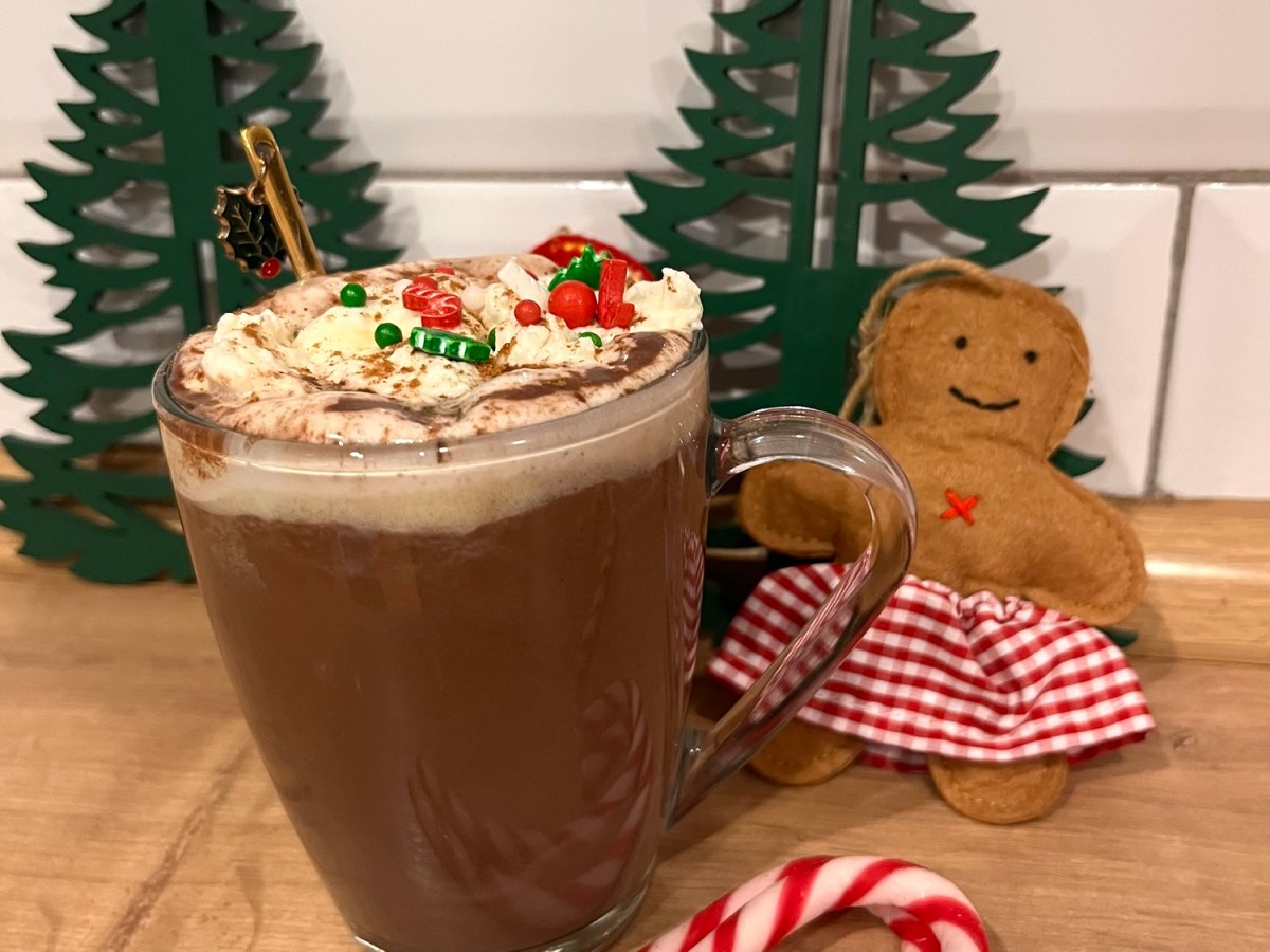 Chocolate caliente reconfortante