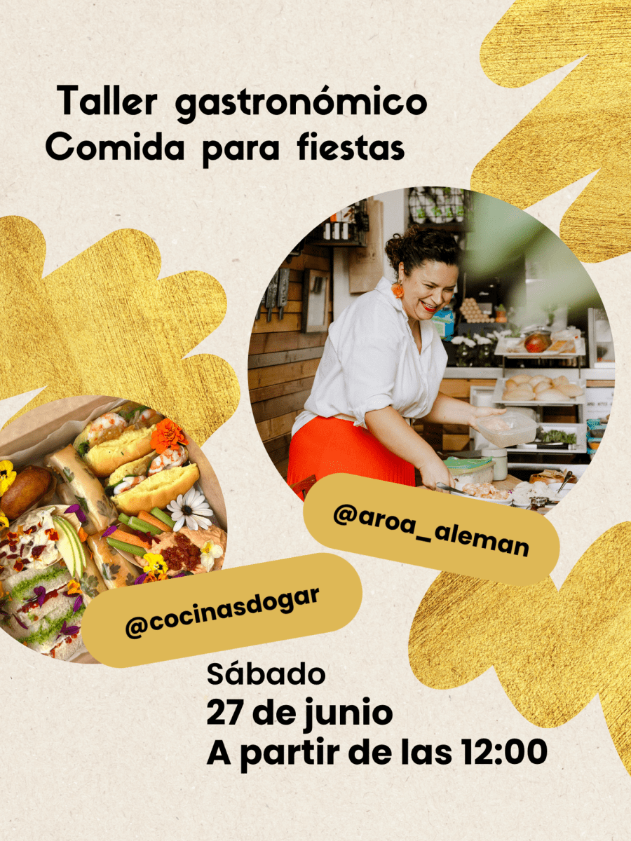 Nuevo taller comida para&nbsp;fiestas